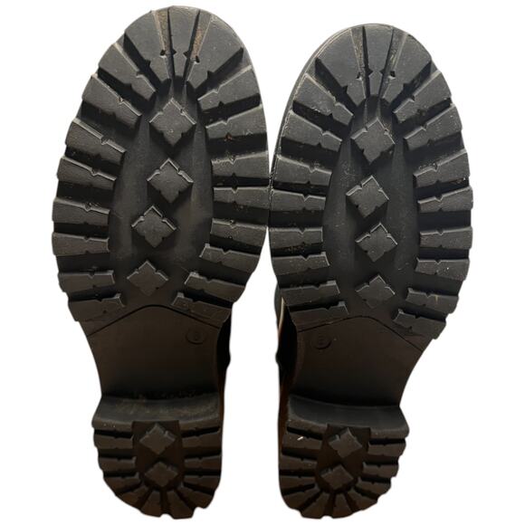 DIRTY LAUNDRY Monet Chelsea Boots Women's 8 Black Platform Rugged Lug Sole READ - Picture 10 of 12